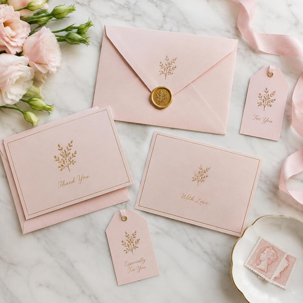 Set de tarjetas personalizadas